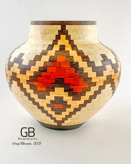 Hand turned wooden bowls